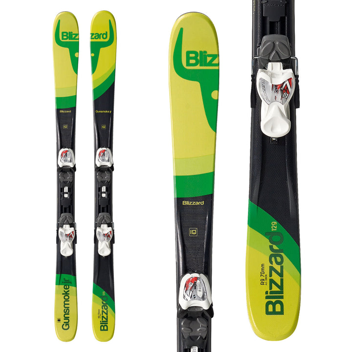 Blizzard Gunsmoke IQ Jr Skis + IQ 4.5 Bindings - Boys' 2017 Top View