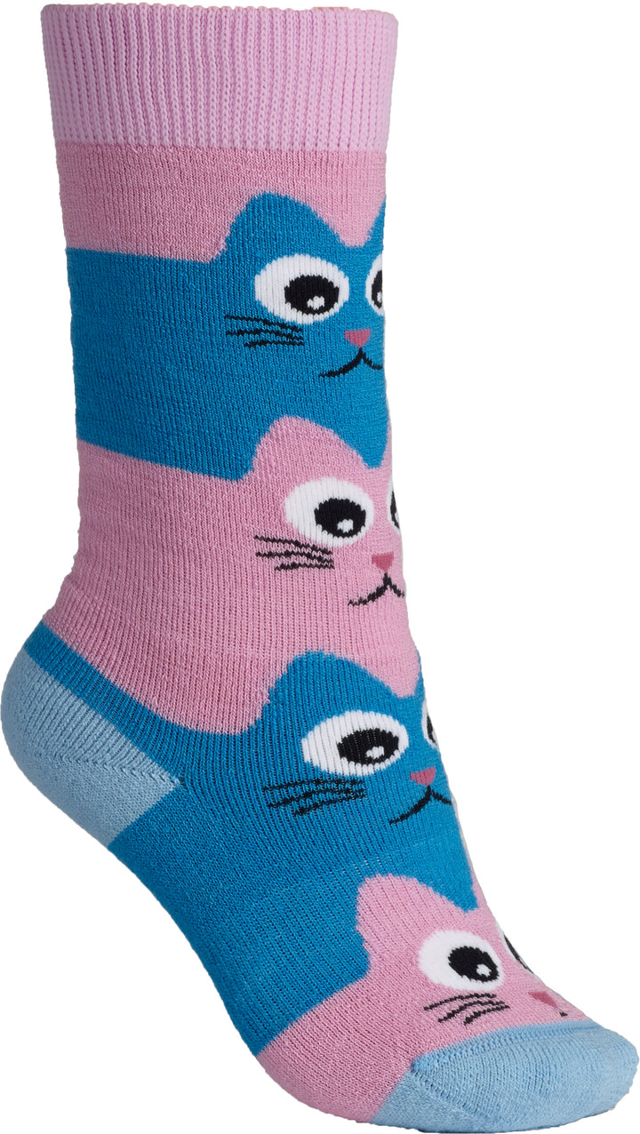 Burton Minishred Snowboard Sock - Little Kids' Cat Friends Side View