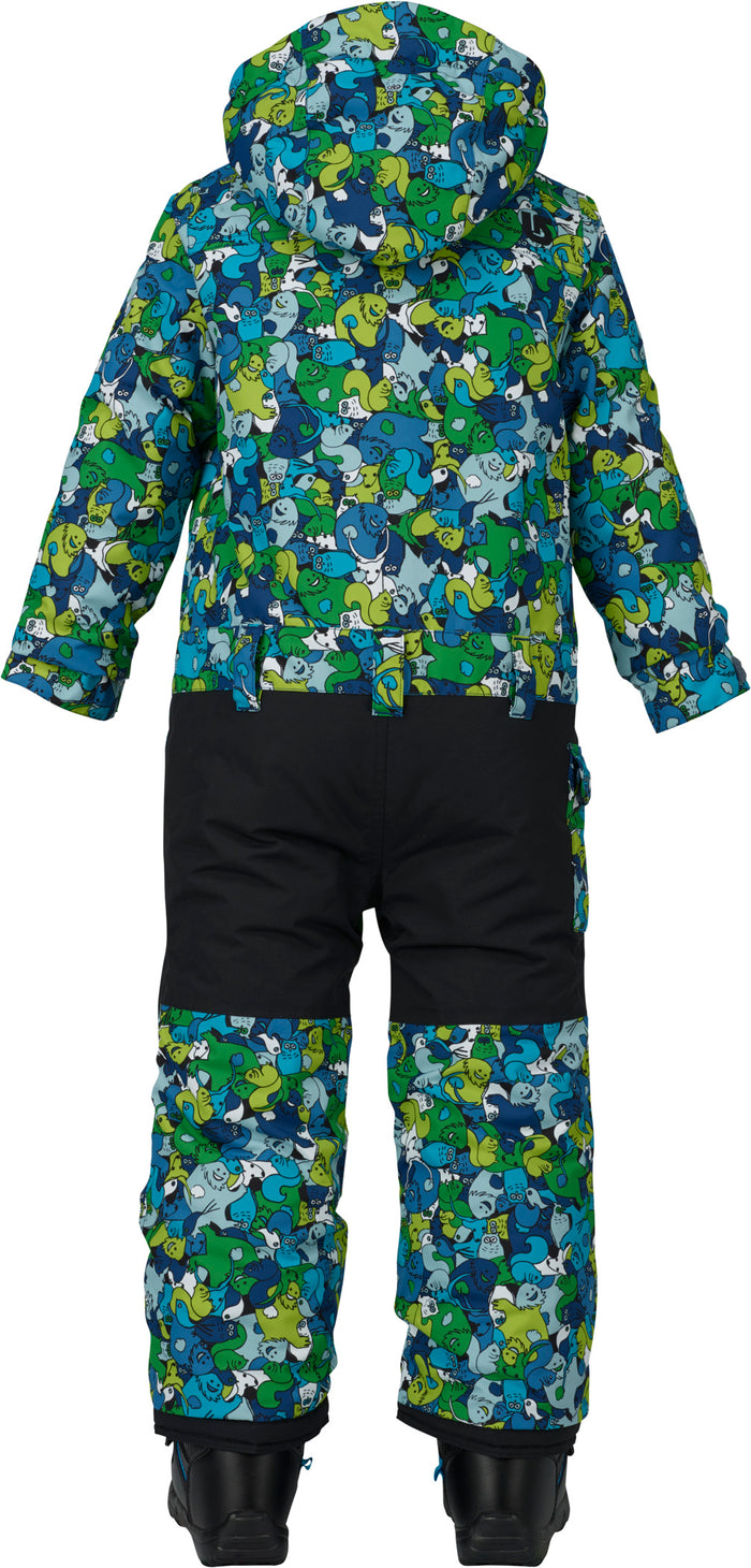 Burton Minishred Striker Onepiece - Little Boys' Sasquatch Back View