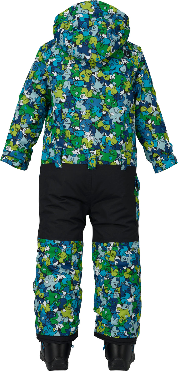 Burton Minishred Striker Onepiece - Little Boys' Sasquatch Back View