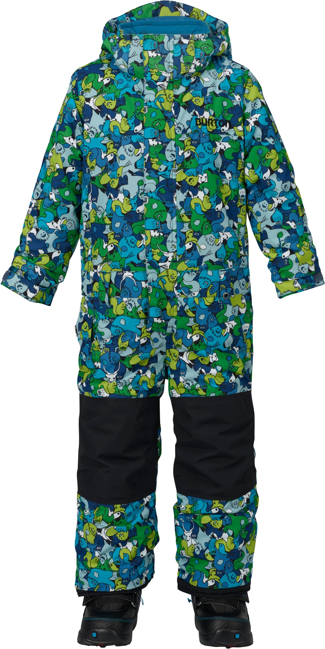 Burton Minishred Striker Onepiece - Little Boys' Sasquatch Front View