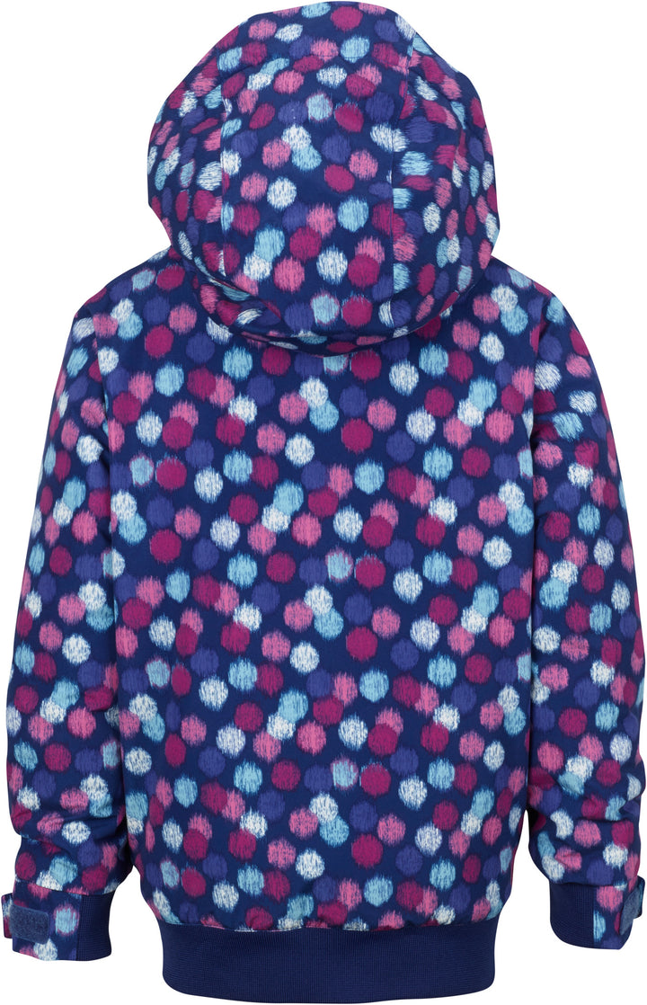 Burton Minishred Twist Jacket - Little Girls' Ikat Dot Back View