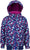 Burton Minishred Twist Jacket - Little Girls' Ikat Dot Front View