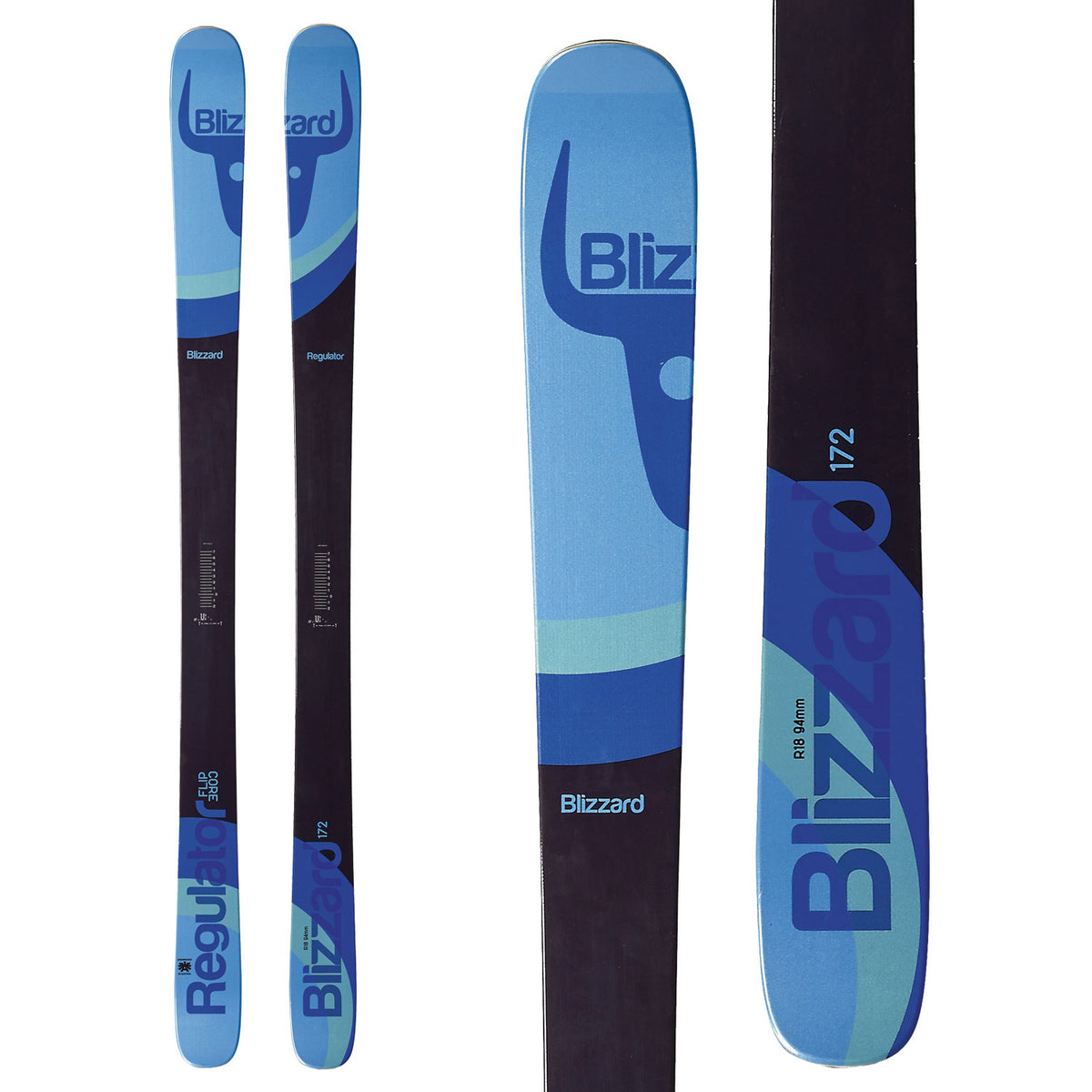 Blizzard Regulator Skis 2016 Top View