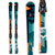 Volkl RTM 86 UVO Skis + iPT Wide Ride 12.0 Bindings 2017 Top View