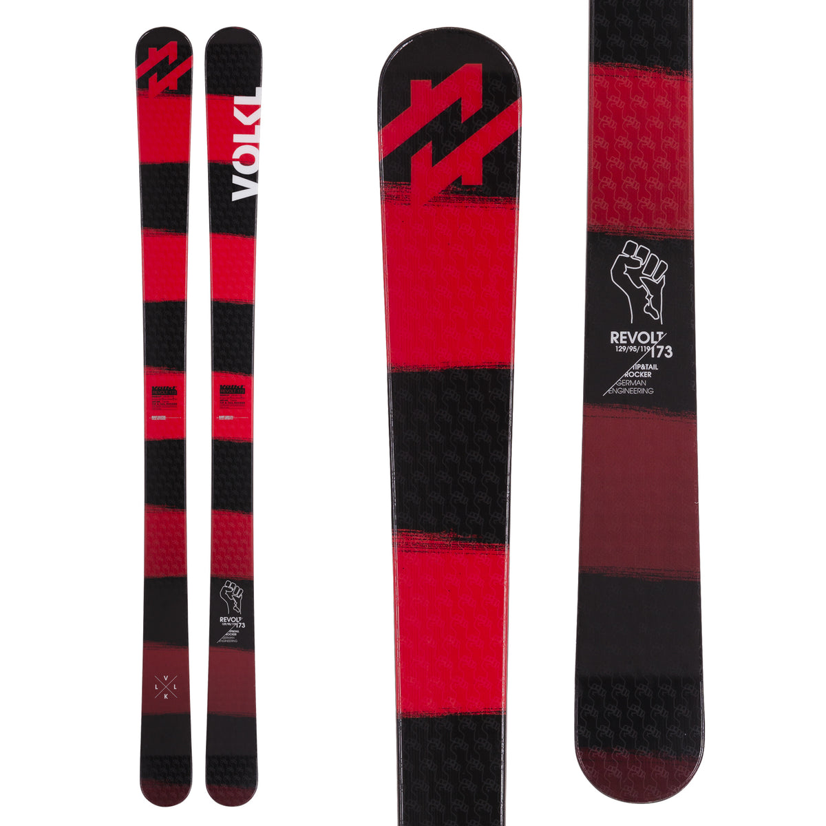 Volkl Revolt Skis 2017 Top View