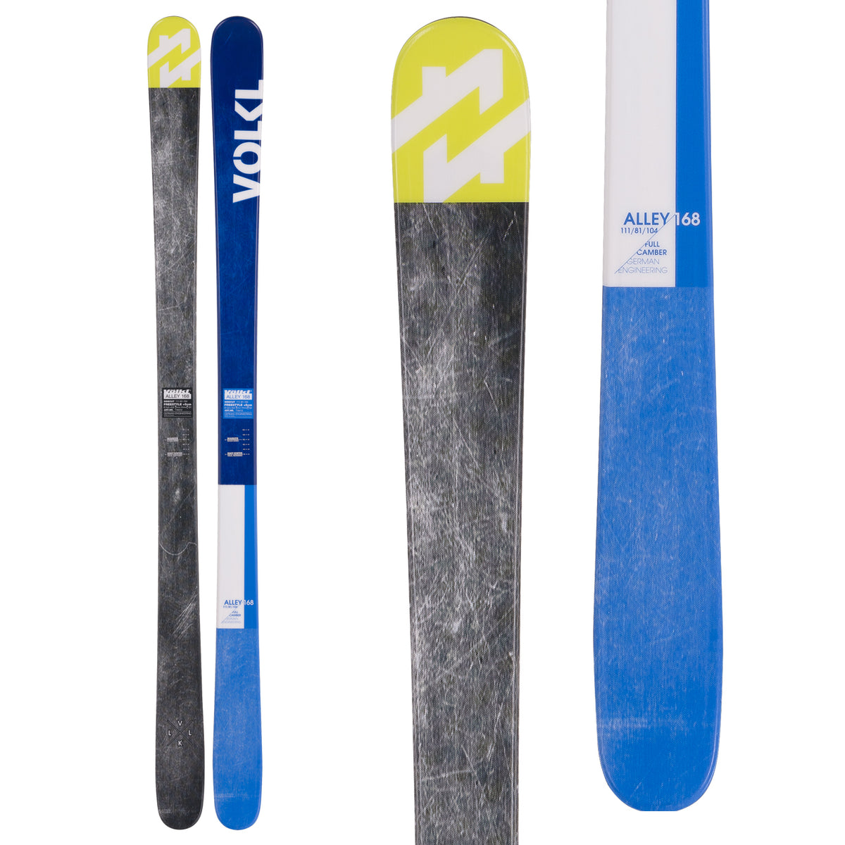 Volkl Alley Skis 2017 Top View