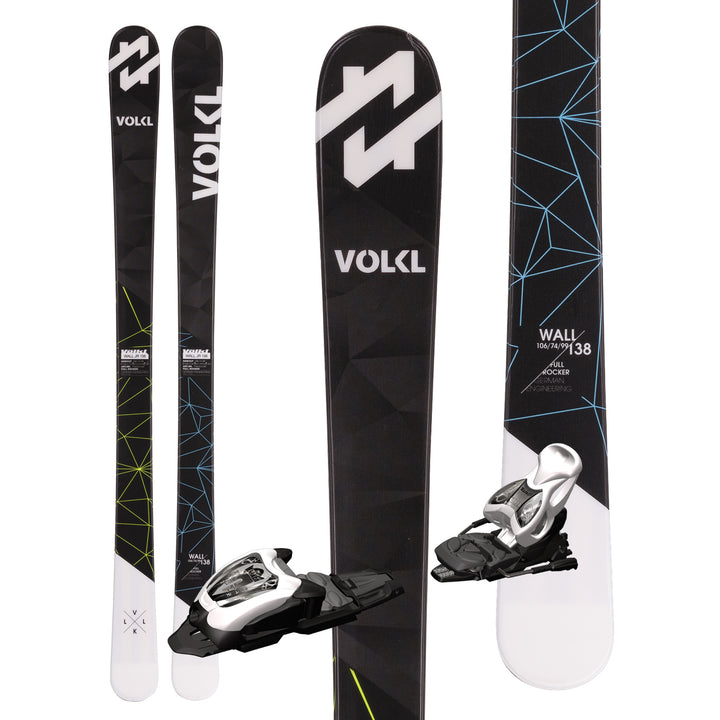 Volkl Wall Jr Skis + M7.0 Fastrak II Bindings M 7.0 Fastrak Bindings - Big Boys' 2017 Top View