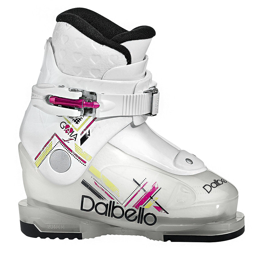 Dalbello Gaia 1 Ski Boots - Little Girls' 2017 Transparent/White