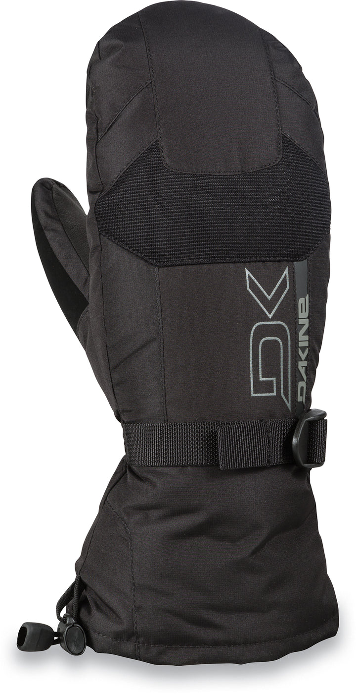 Dakine Leather Scout Mittens Black Top View