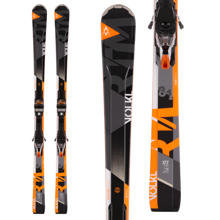 Volkl RTM 81 Skis + iPT Wide Ride 12.0 Bindings 2017 Top View