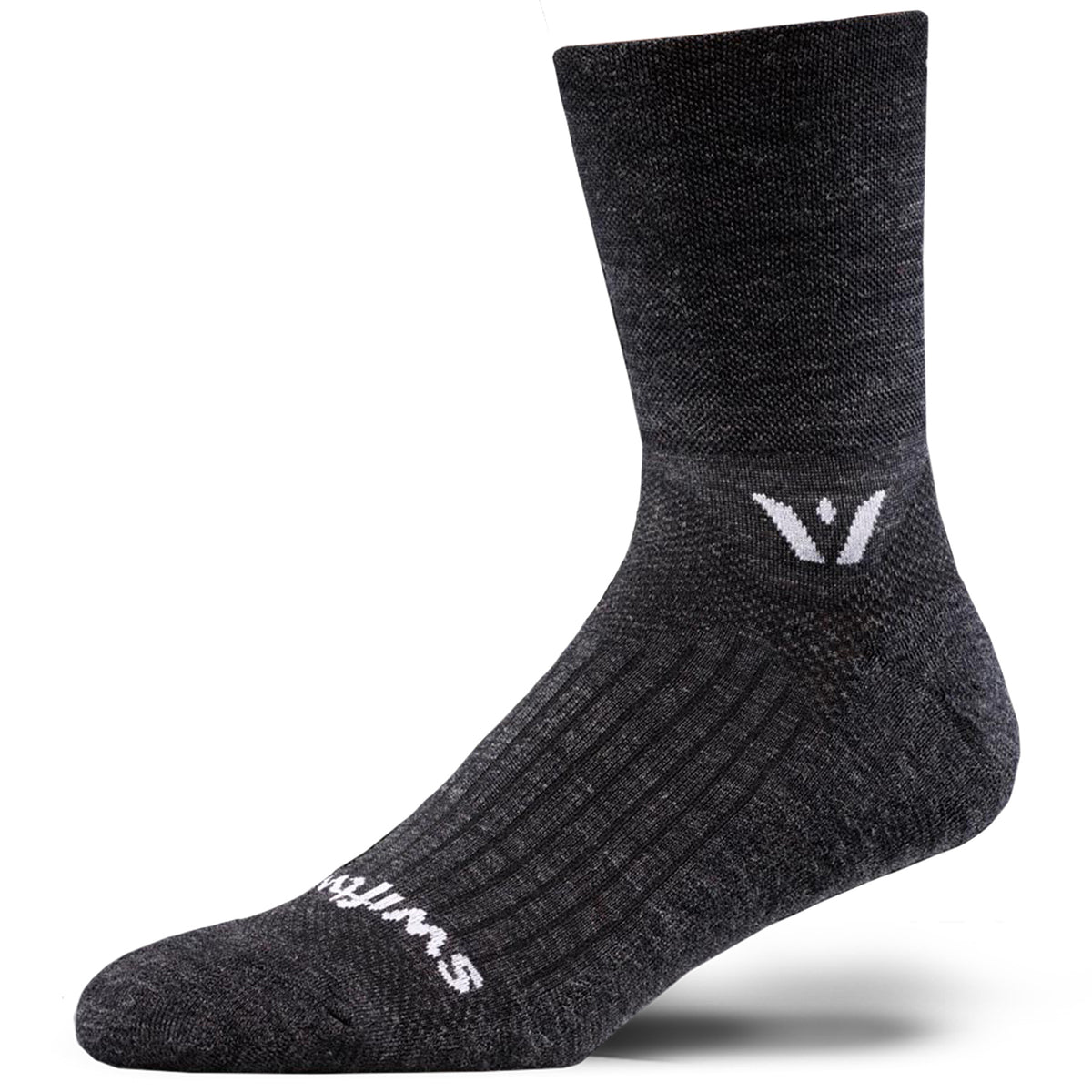 Swiftwick Pursuit Four Bike Socks Coal