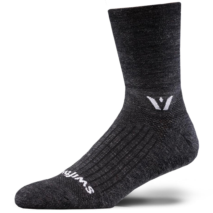 Swiftwick Pursuit Four Bike Socks Coal