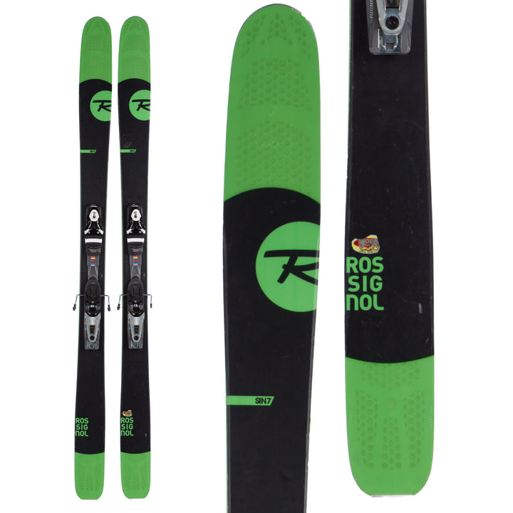 Rossignol Sin 7 Skis + Axium 120 Demo Bindings 2016