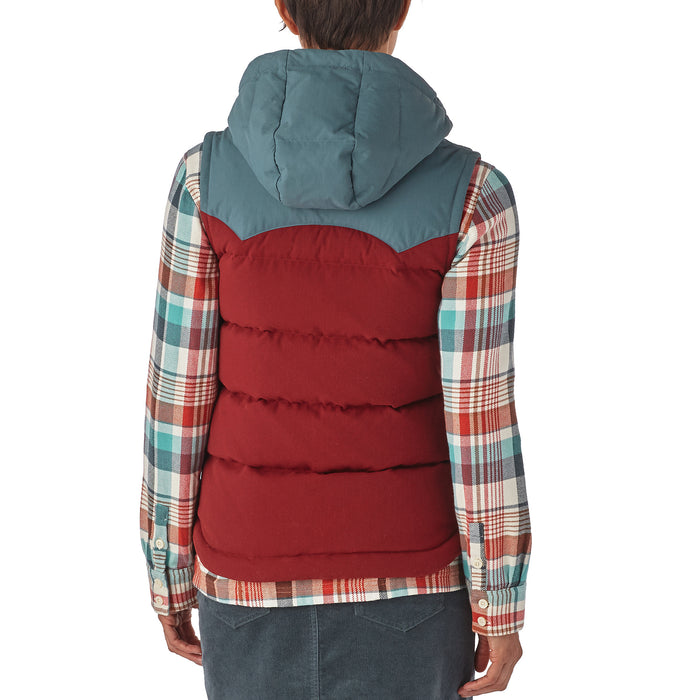 Patagonia Bivy Hooded Down Vest - Women's Drumfire Red