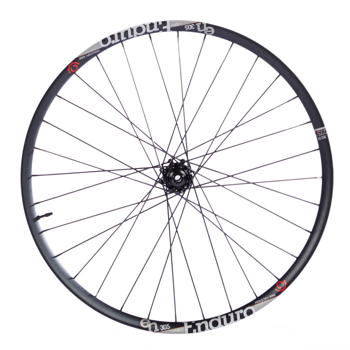 Industry Nine Torch Enduro 27.5" Wheelset Black Front View
