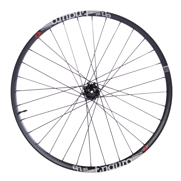 Industry Nine Torch Enduro 27.5" Wheelset Black Front View