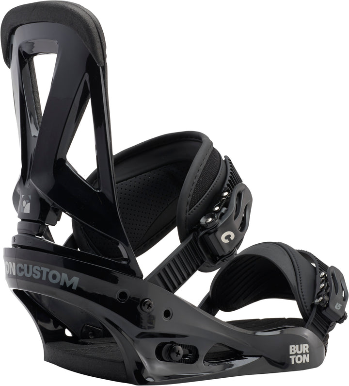 Burton Custom Snowboard Bindings 2017 Black Back View
