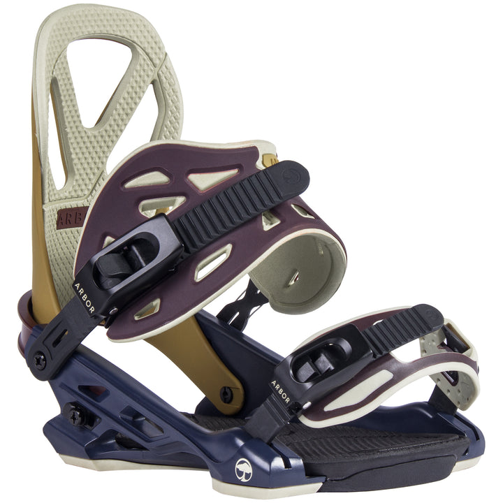 Arbor Hemlock Snowboard Bindings 2017 Maroon