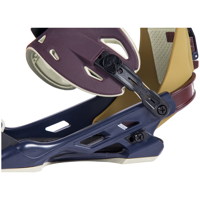 Arbor Hemlock Snowboard Bindings 2017 Maroon