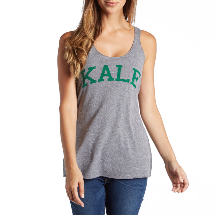 Sub_Urban Riot Kale Muscle Tank Top - Women's Heather Grey Front View