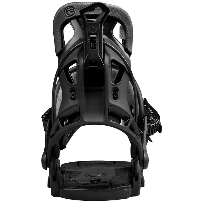 Flow Fuse Hybrid Snowboard Bindings 2017 Black High Back View