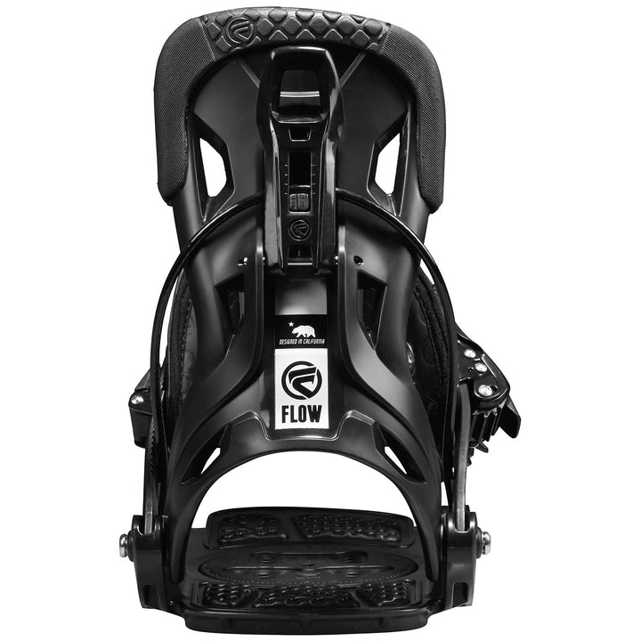 Flow Five Snowboard Bindings 2017 Black High Back View