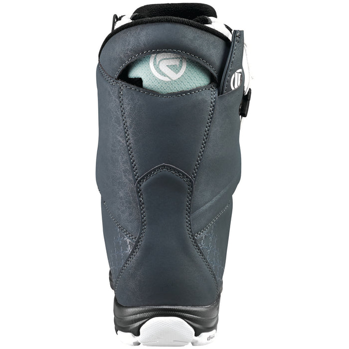Flow Lunar Hybrid Boa Snowboard Boots - Women's 2017 Gunmetal Back View