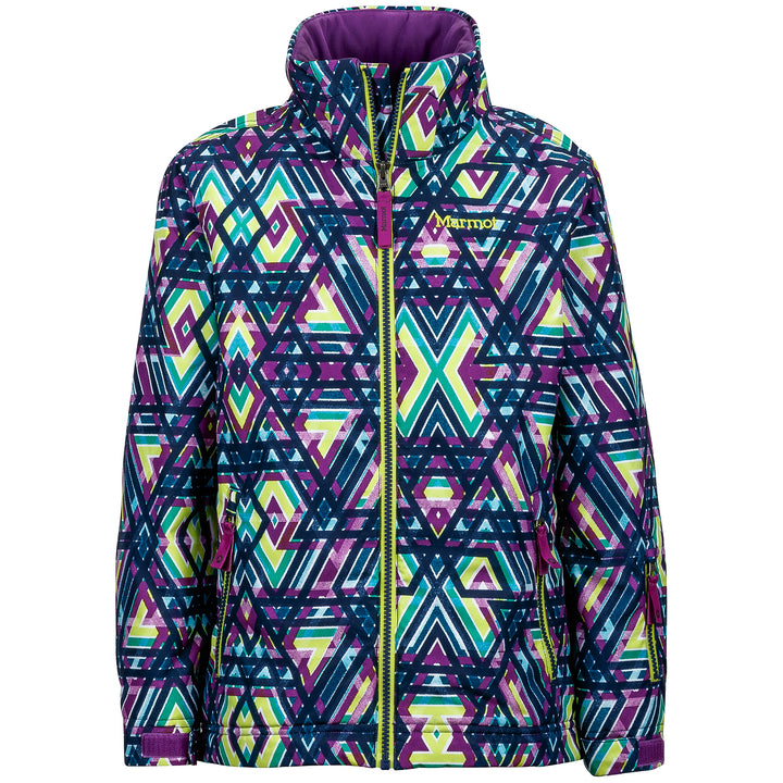 Marmot Big Sky Jacket - Girls' Mystic Purple Geo