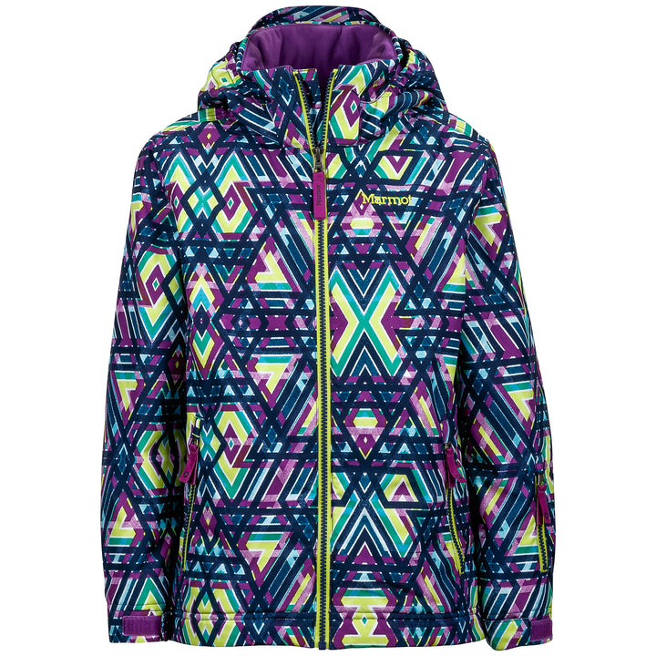 Marmot Big Sky Jacket - Girls' Mystic Purple Geo
