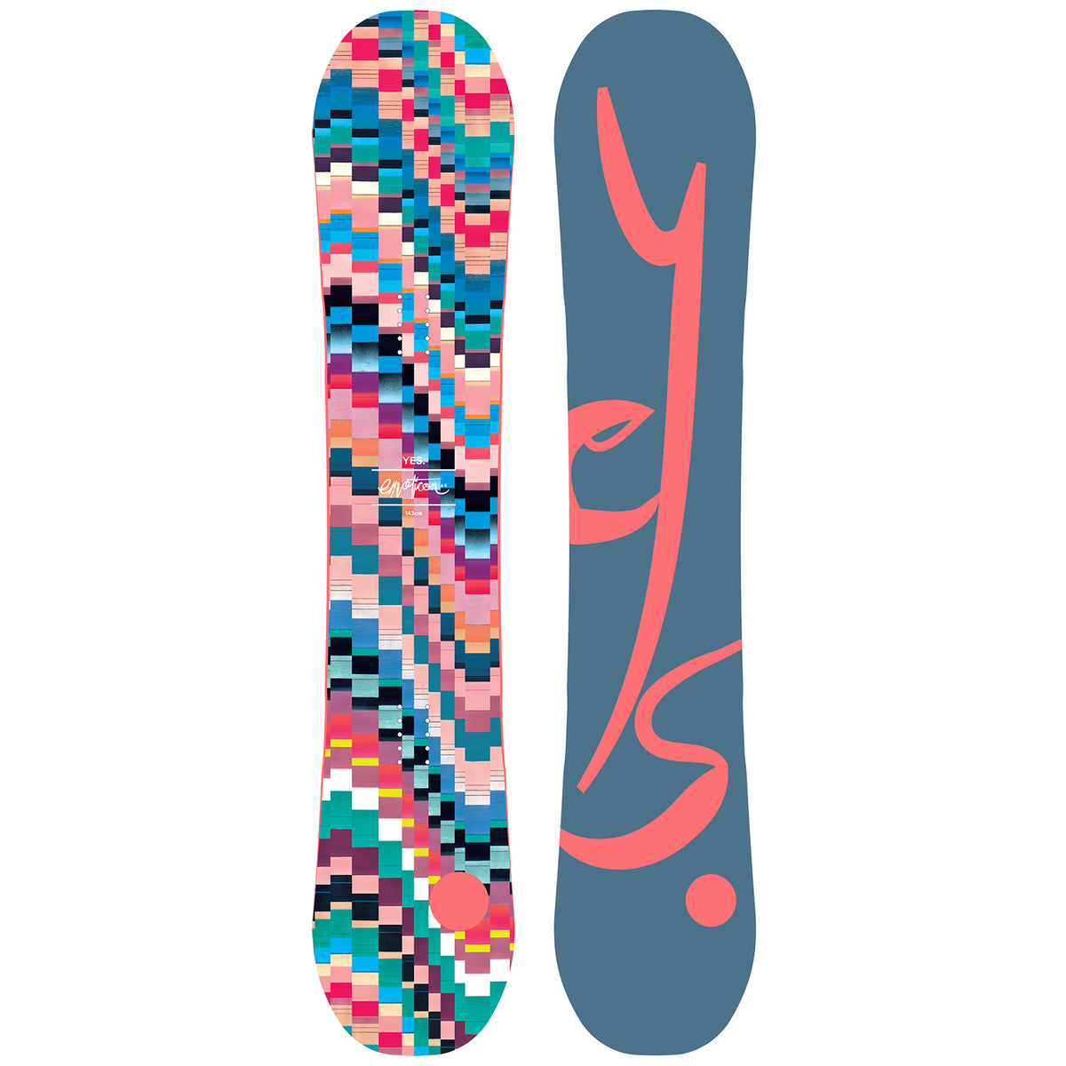 Yes. Emoticon Snowboard - Women's 2017