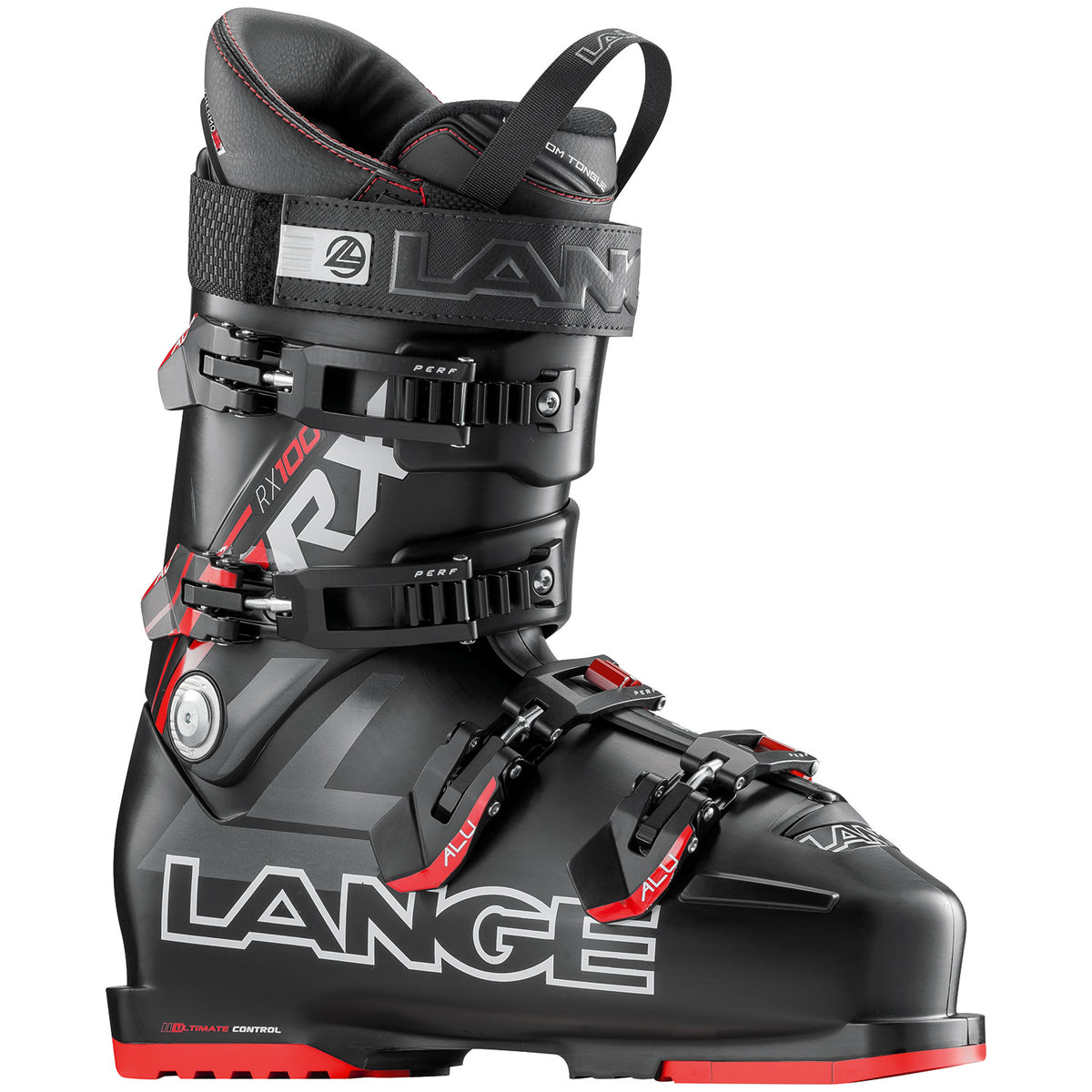 Lange RX 100 Ski Boots 2017 Black/Red