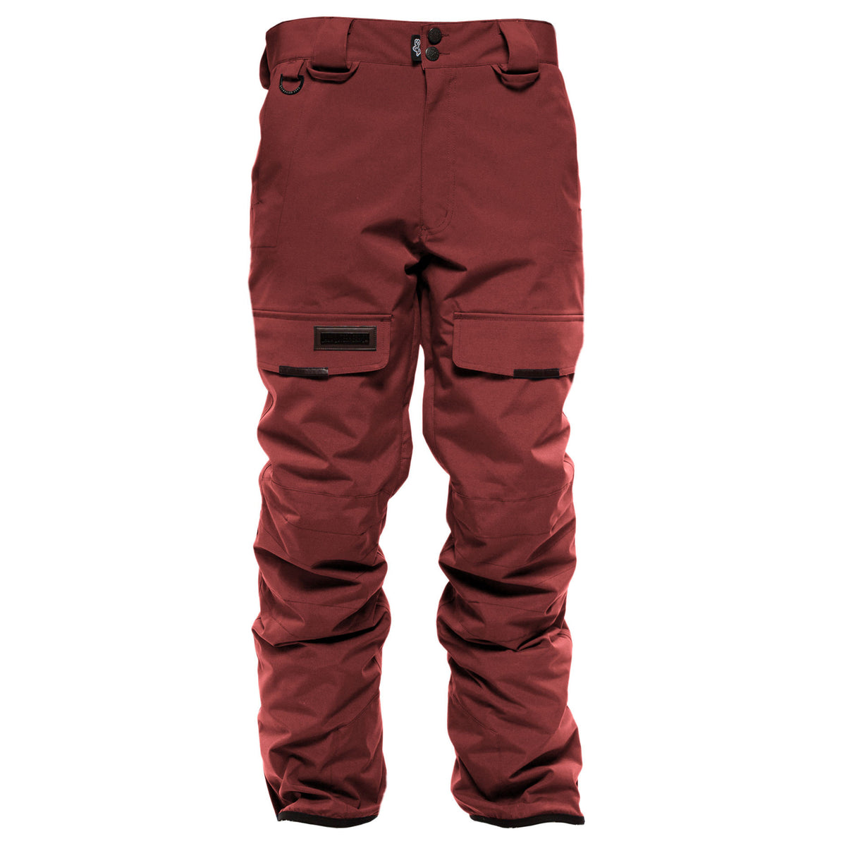 Saga Fatigue 2L Pants Maroon Front View