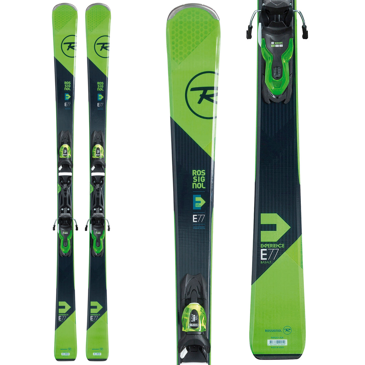 Rossignol Experience 77 Basalt Skis + Look Xpress 11 Bindings 2017