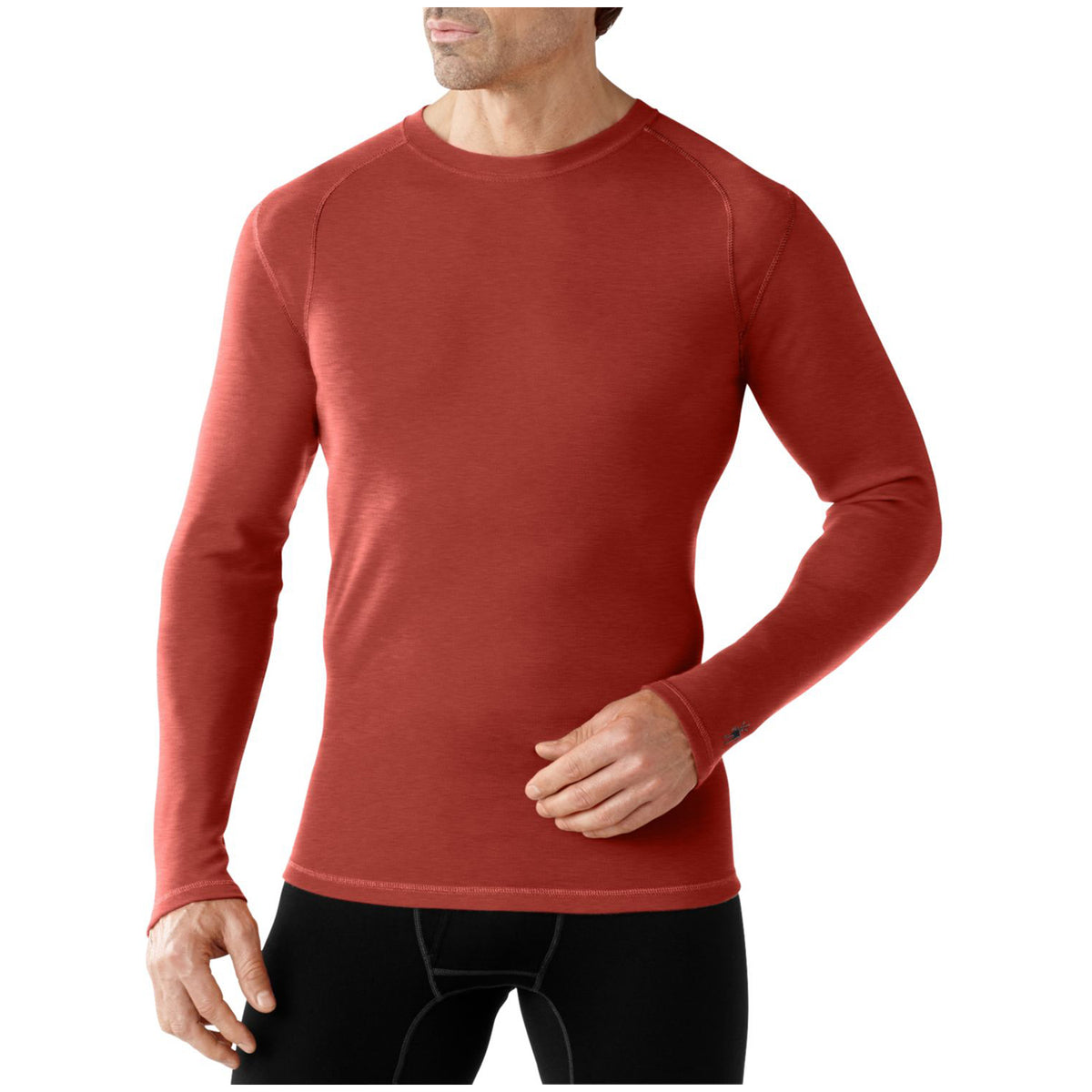 Smartwool Merino 250 Base Layer Crew Top Moab Rust Heather