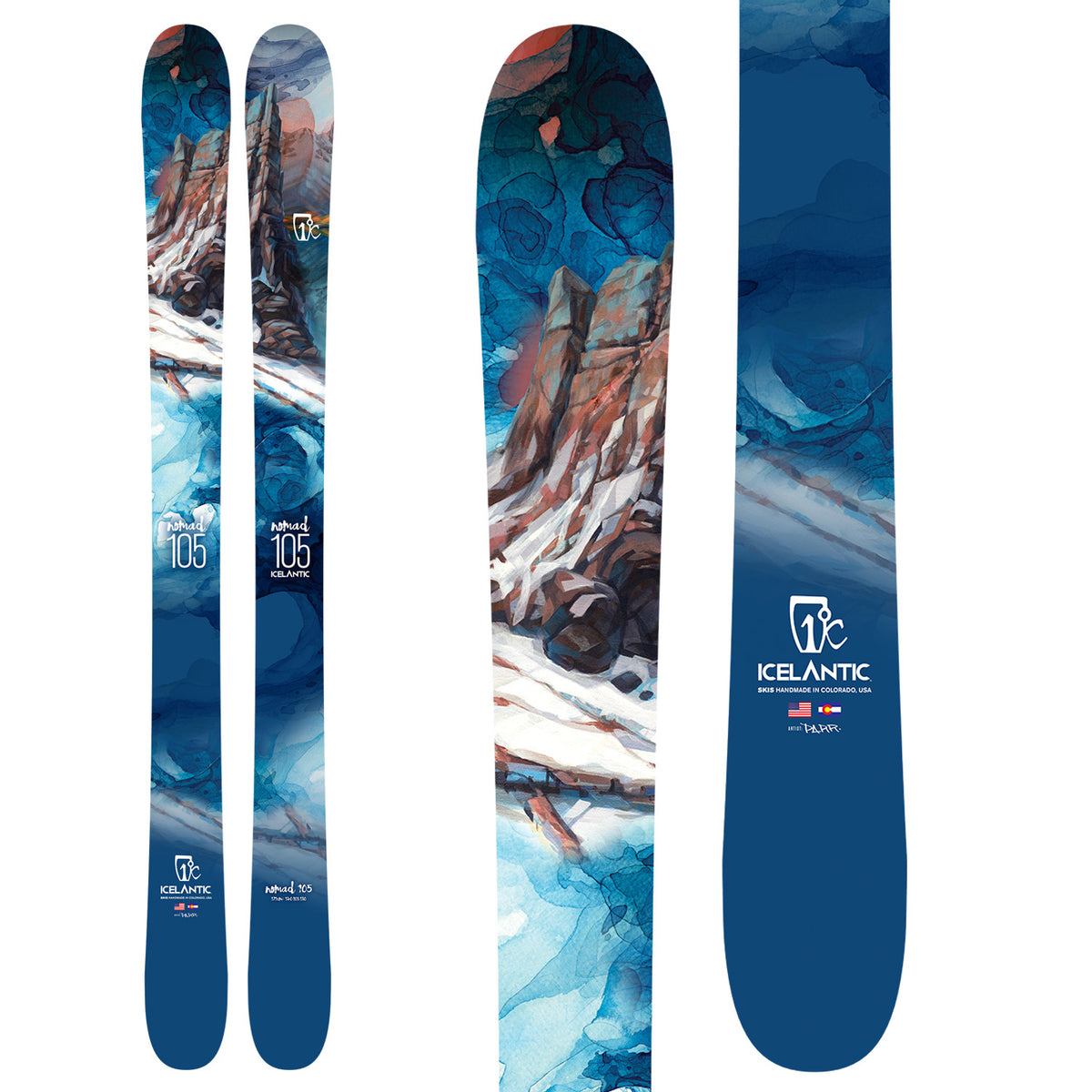 Icelantic Nomad 105 Skis 2017