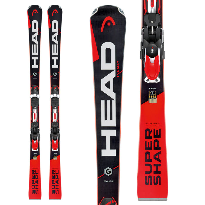 Head Supershape i.Rally SW Skis + PRX 12 Bindings 2017