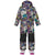 Burton Minishred Illusion Onepiece - Little Girls' Animalia Front View