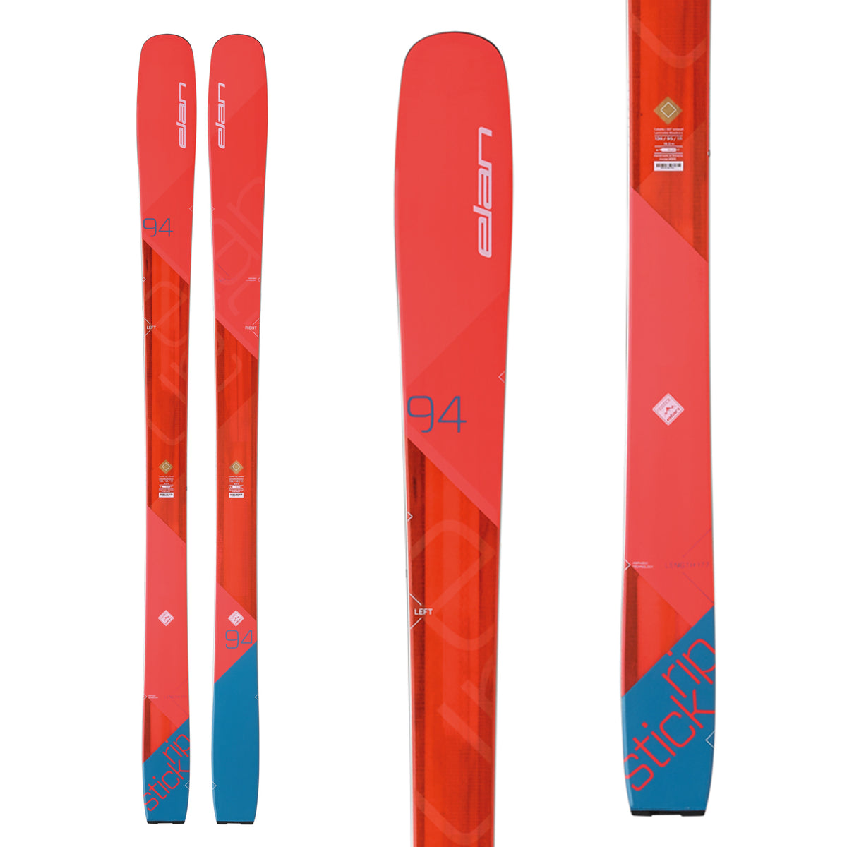 Elan Ripstick 94 Skis - Women's 2018