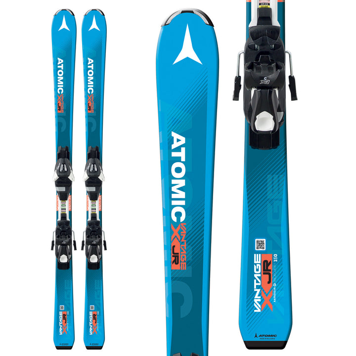 Atomic Vantage Jr. III Skis + EZYTRACK 7 Bindings - Boys' 2017