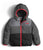 The North Face Reversible Moondoggy Jacket - Little Boys' TNF Medium Grey Heather Front View