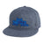 Spacecraft Wooly Cat Hat Charcoal Front View