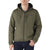 Patagonia Diamond Quilted Bomber Hoodie - Men's Industrial Green Front View