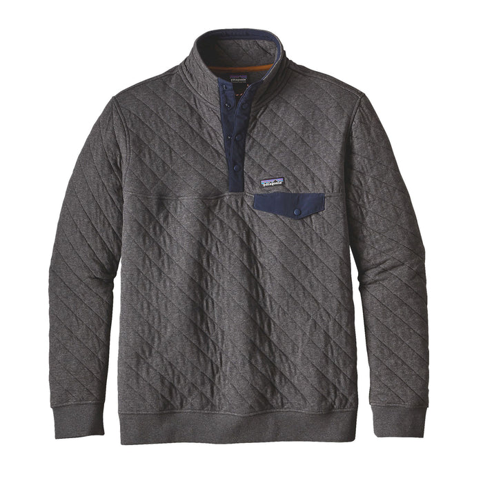 Patagonia Cotton Quilt Snap-T® Pullover Forge Grey Front View