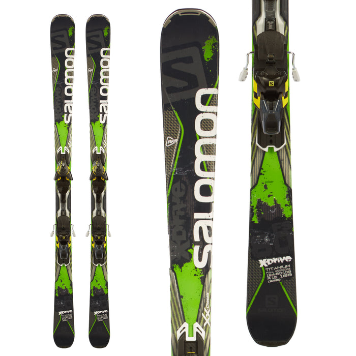 Salomon X-Drive 8.0 FS Skis + MXT12 Bindings 2015