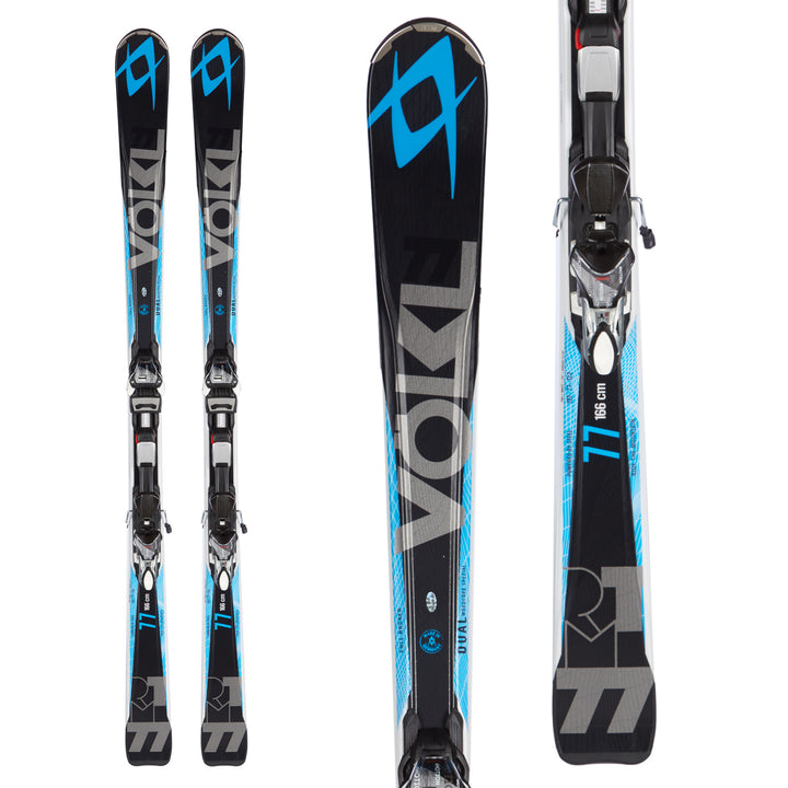 Volkl RTM 77 Skis + 4Motion 11.0 Bindings 2015