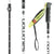 Salomon MTN Aluminum S3 Adjustable Ski Poles 2017 White/Black