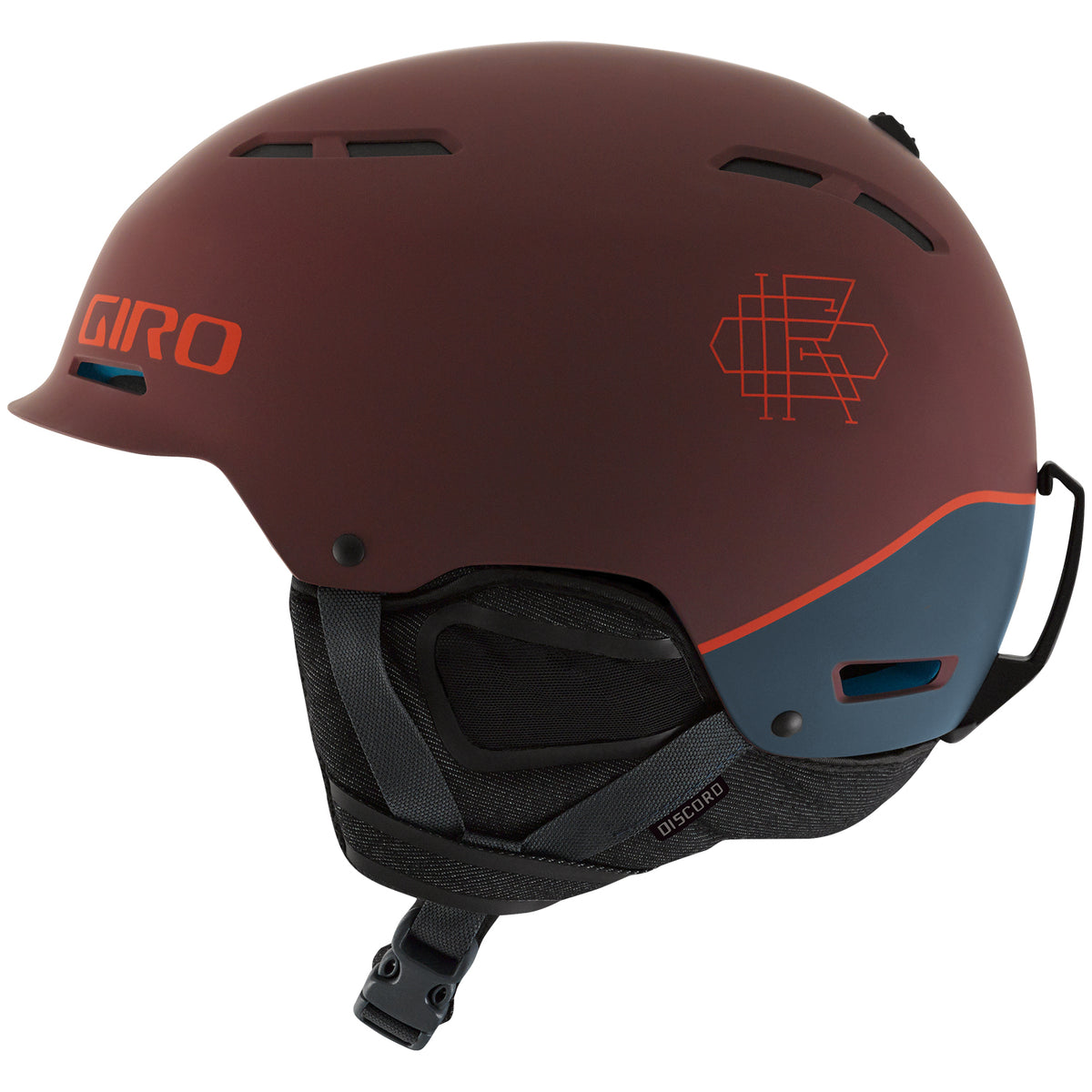 Giro Discord Helmet Matte Maroon/Turbulence