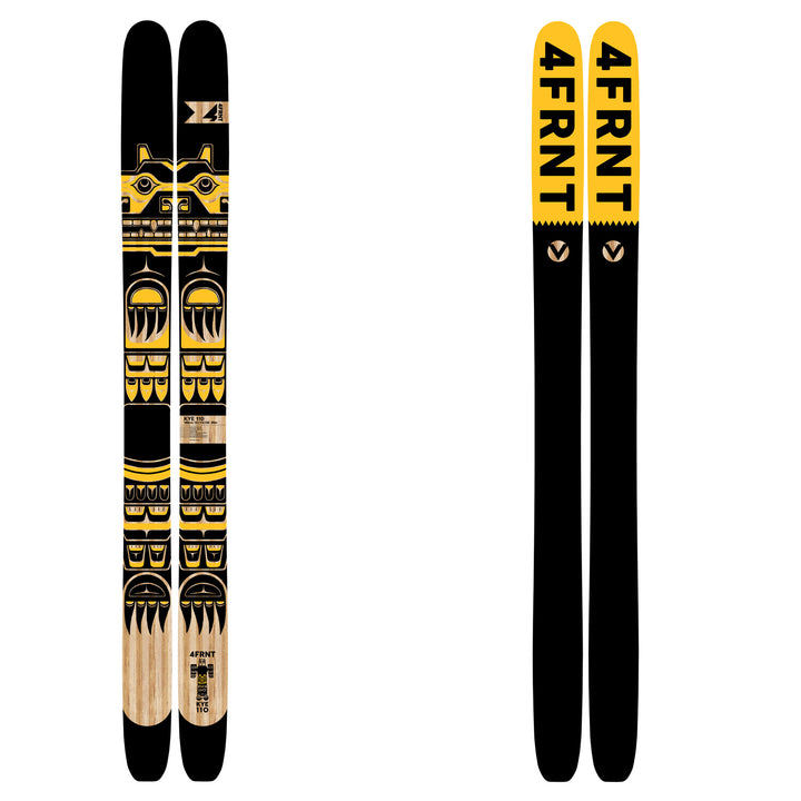 4FRNT Kye 110 Skis 2017 Base View