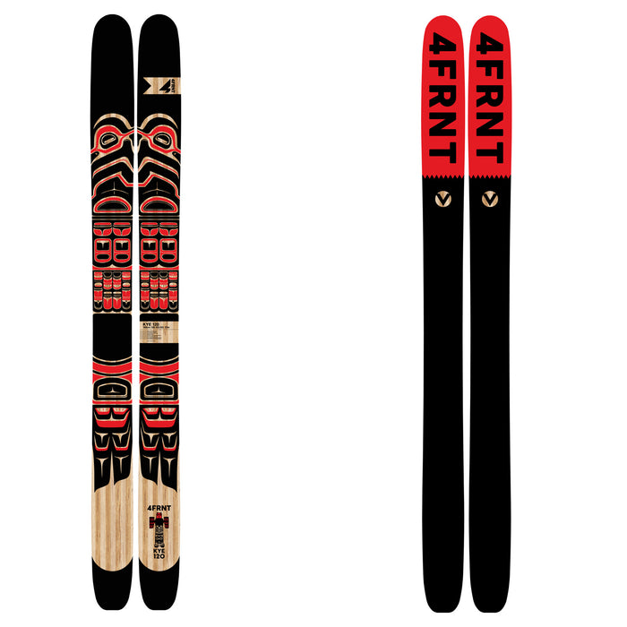 4FRNT Kye 120 Skis 2017 Base View